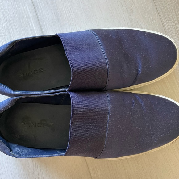 Vince Corbin Blue Slip On Sneakers Sz 7.5 - Picture 7 of 7
